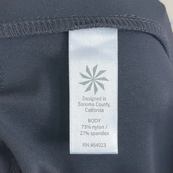 Athleta Stellar Tight Plus Size 20 Black Zip Leg Pockets - Picture 5 of 5